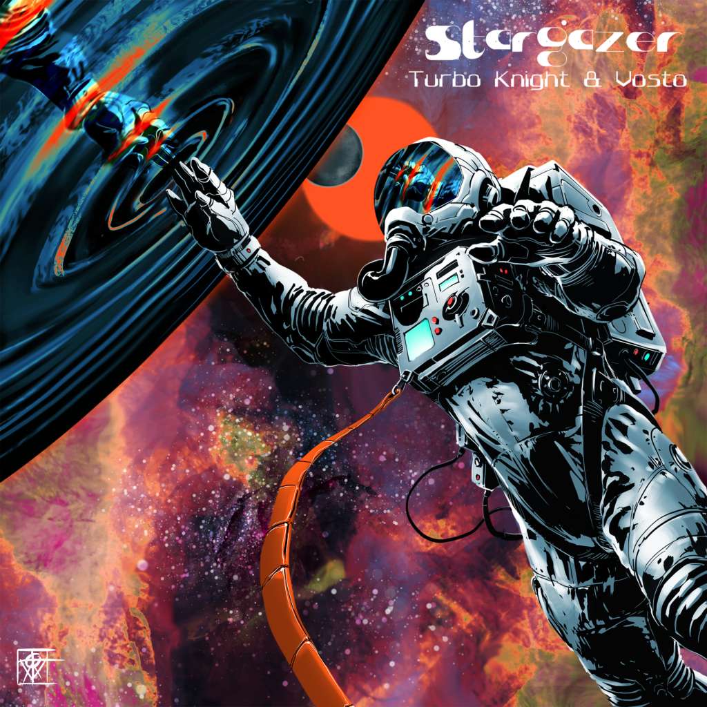 Spacewave 《Turbo Knight & Vosto - Stargazer》专辑封面